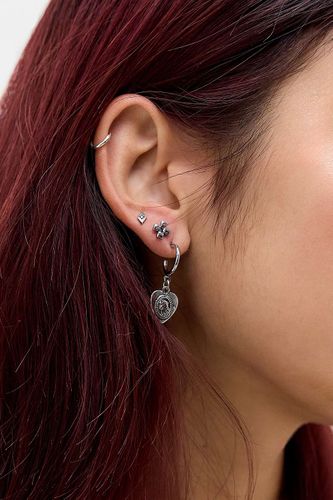 Boucles d'oreilles croix et poisson lot de 10 en taille: TAILLE UNIQUE - Silence + Noise - Modalova