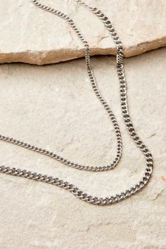 Collier multirang à maillons gourmette argenté - Silence + Noise - Modalova