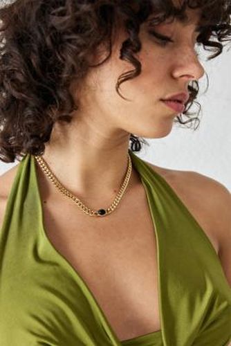 Collier chaîne épais avec pierre fantaisie - Silence + Noise - Modalova