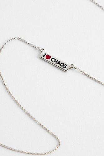 I Heart Chaos Pendant Necklace en taille: TAILLE UNIQUE - Silence + Noise - Modalova