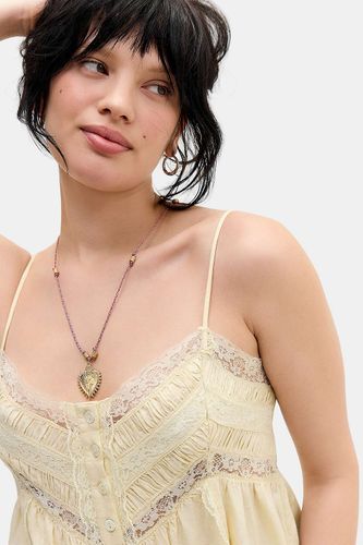 Collier à pendentif caur en corde en taille: TAILLE UNIQUE - Silence + Noise - Modalova