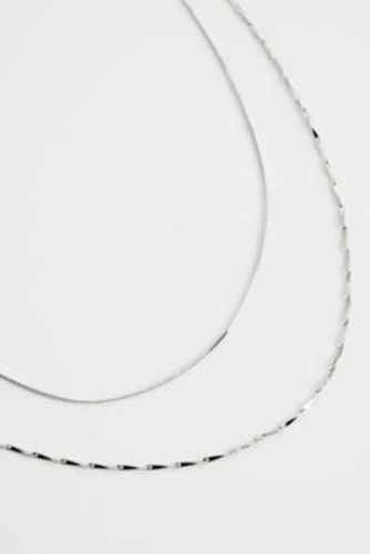 Collier 2-Pack Twist Chain en taille: TAILLE UNIQUE - Silence + Noise - Modalova