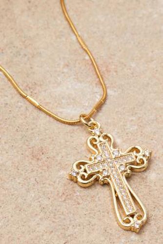 Collier croix de luxe plaqué or - Zambah - Modalova