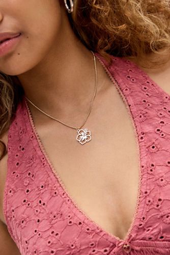 Collier Pendentif Hibiscus en taille: TAILLE UNIQUE - Silence + Noise - Modalova