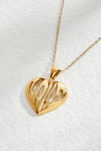 Collier à pendentif Love en Or - Seol + Gold - Modalova