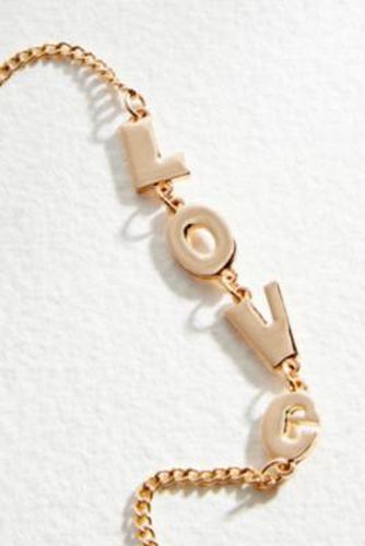 Bracelet Chaîne d'Amour par en taille: TAILLE UNIQUE - Urban Outfitters - Modalova