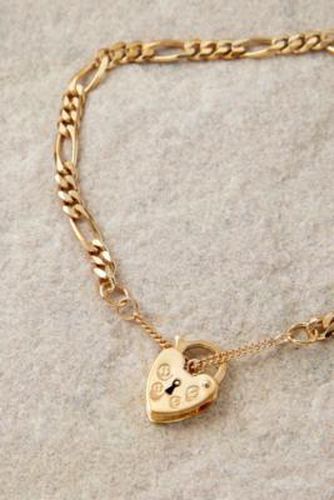 Bracelet avec pendentif caur vermeil en - Seol + Gold - Modalova