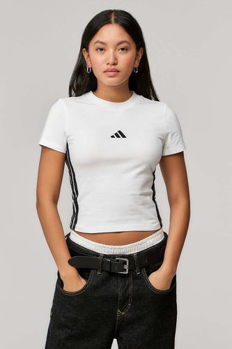 T-shirt bébé blanc à 3 bandes en taille: Small - adidas - Modalova
