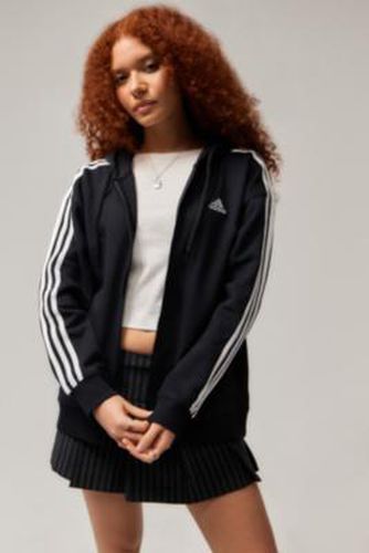 Sweat à capuche zippé à 3 bandes noir en taille: XS - adidas - Modalova