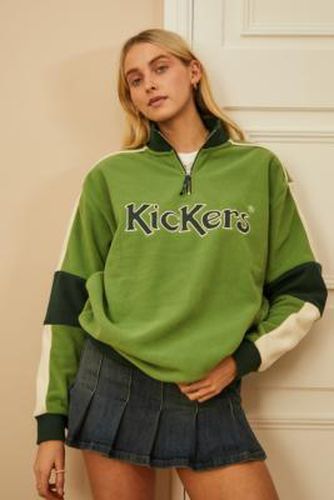 Kickers - Pull à col zippé vert - Kickers - Modalova