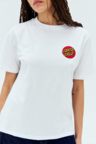 T-shirt à logo classique à pois blanc taille: UK 8 - Santa Cruz - Modalova