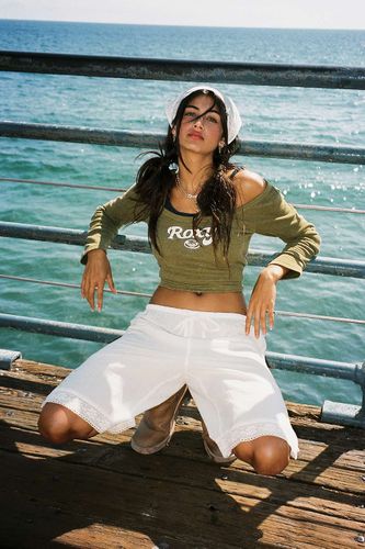 T-shirt thermique à manches longues et superposition exclusive UO en taille: XS - Roxy - Modalova