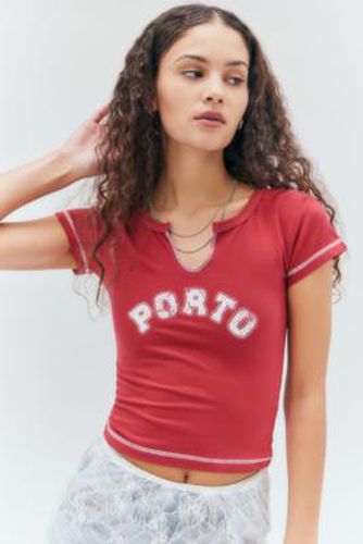 T-shirt cranté Porto en Rouge taille: XS - Daisy Street - Modalova