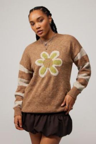 Pull en maille à motif floral UO par en taille: XS - Urban Outfitters - Modalova