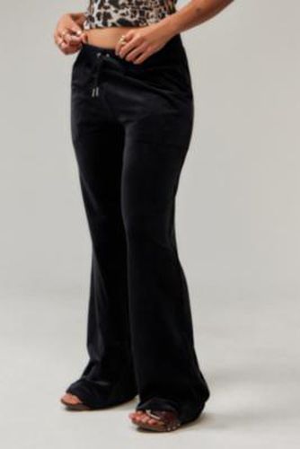 Pantalon de survêtement taille basse évasé en velours taille: Small - Juicy Couture - Modalova
