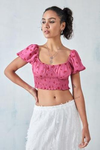 Haut style prairie rose, exclusivité UO - Kiss The Sky - Modalova