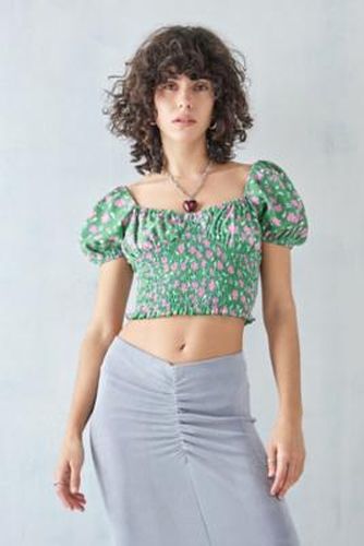 Haut de prairie à fleurs vert - Kiss The Sky - Modalova