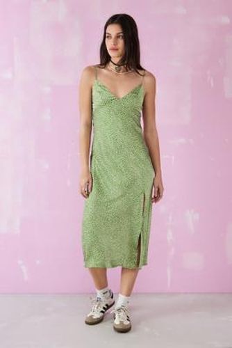Robe midi à pois verte, exclusivité UO - Kiss The Sky - Modalova