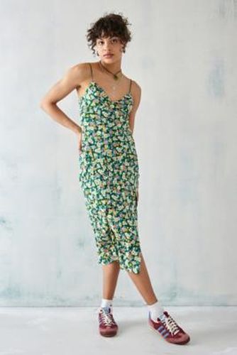Jolie robe midi à fleurs verte, exclusivité UO - Kiss The Sky - Modalova