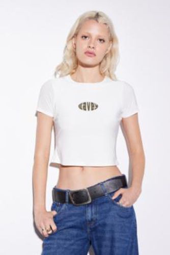 Wavey - T-shirt raccourci à logo par en Blanc taille: Small - Ondulé - Modalova