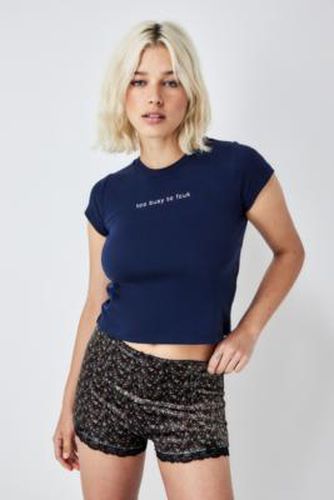 T-shirt court Too Busy To , exclusivité UO en taille: Large - FCUK - Modalova