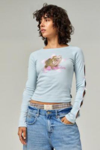 T-Shirt Minga Londres Destructeur de Foyer Manches-Longues par en Blue taille: XS - Minga London - Modalova