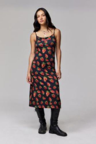 Robe mi-longue aux fraises en taille: XS - Minga London - Modalova