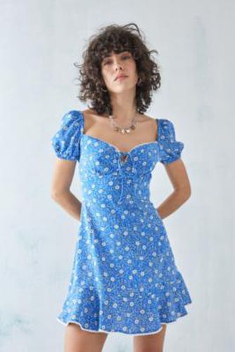 Mini robe à motif marguerite bleu, exclusivité UO - Kiss The Sky - Modalova