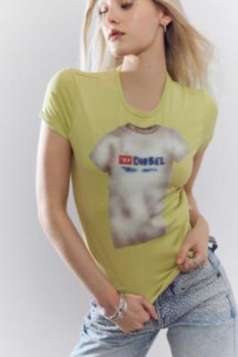 T-shirt T-Uncutie-Long-N18 en Jaune taille: XS - Diesel - Modalova