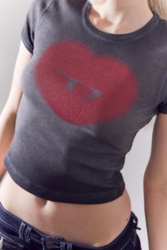 T-shirt à imprimé caur T-Ele en taille: Small - Diesel - Modalova