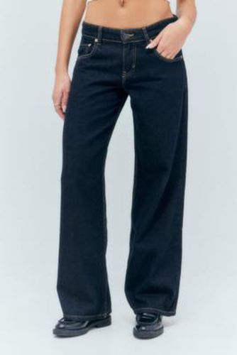 Jeans Denim Foncé Taille Basse Coupe Droite en taille: 24 - Motel - Modalova