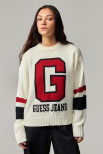 Pull Jeans en maille intarsia en taille: XS - GUESS - Modalova