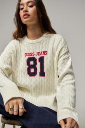 Pull en maille Collegiate en taille: Medium - GUESS - Modalova