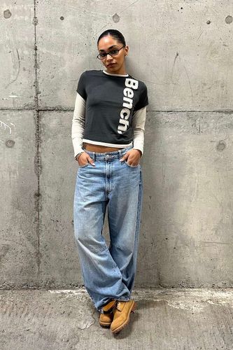 T-shirt à manches longues double couche en taille: XS - Bench - Modalova