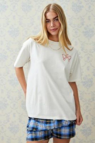 T-shirt à logo naud en Blanc taille: UK 6 - Damson Madder - Modalova