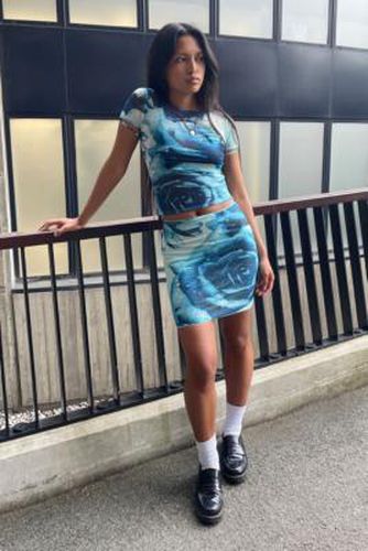 Miaou UO Exclusif Jupe Mini Moni en Bleu taille: XS - Urban Outfitters - Modalova