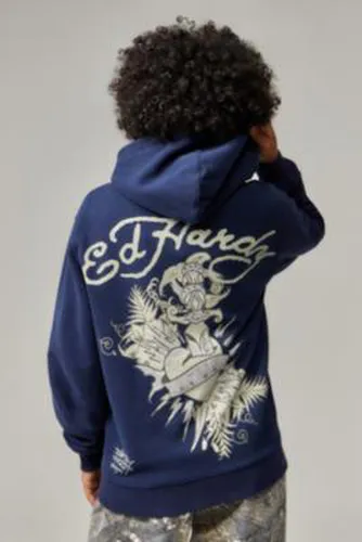 Sweat à capuche zippé épée UO Exclusif taille: Small - Ed Hardy - Modalova