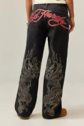 Jeans imprimé exclusif UO en taille: XS - Ed Hardy - Modalova