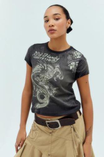 T-shirt court à imprimé dragon en taille: Small - Ed Hardy - Modalova