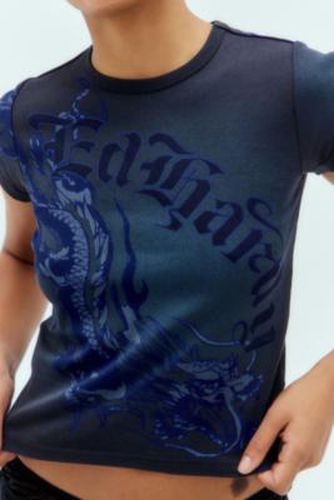 T-shirt court motif dragon en taille: XS - Ed Hardy - Modalova