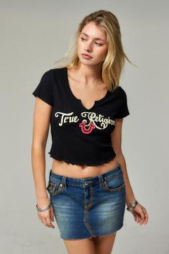 T-shirt bébé à encolure en V en Noir taille: XS - True Religion - Modalova