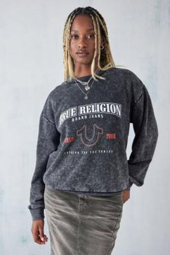 Sweatshirt ras du cou délavé à l'acide en taille: Large - True Religion - Modalova