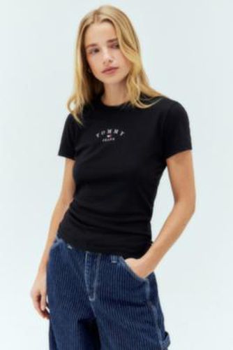 T-shirt à logo Essentials en Noir taille: Small - Tommy Jeans - Modalova