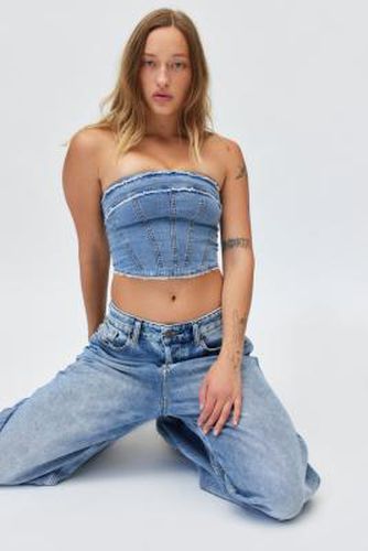 Haut tube en denim UO Kate par en taille: XS - Urban Outfitters - Modalova