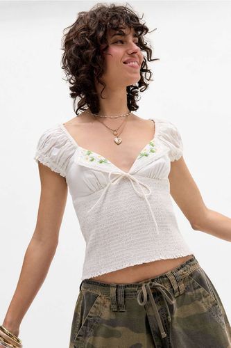 Blouse Brodée en Popeline Cameron en taille: 2XS - Kimchi Blue - Modalova