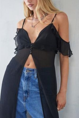 UO - Caraco ultra-long fendu Ezra - Urban Outfitters - Modalova