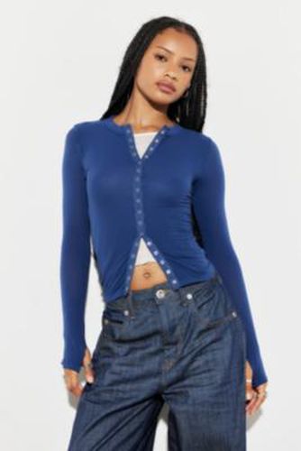 UO - Cardigan transparent à boutons-pression par en - Urban Outfitters - Modalova