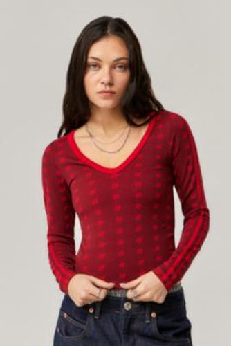 Iets frans. Monogramme Rouge Col V Haut en taille: XS - iets frans... - Modalova