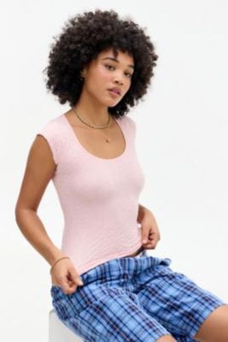 UO Lana Seamless Textured Top par en taille: XS - Urban Outfitters - Modalova