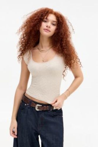 UO Lana Seamless Textured Top par en taille: XS - Urban Outfitters - Modalova